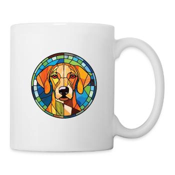 Braque Du Bourbonnais Hunderasse Aquarellglas - Tasse - Weiß - Rechts