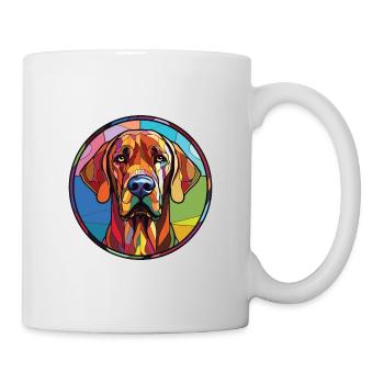 Illustration à l’aquarelle de race de chien Brasileiro - Mug blanc - blanc - Droite