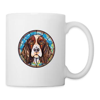 German Longhaired Pointer Dog Breed Watercolor - Mug - white - Right