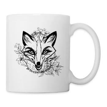 Les filles trucs Fleur - Mug blanc - blanc - Droite