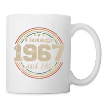1967 Retro Vintage Birthday Born In - 1967 - Mug - white - Right