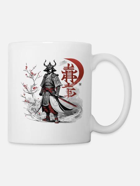 Japanese Samurai - Mug - white
