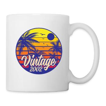 Millésime 2002 - Mug blanc - blanc - Droite