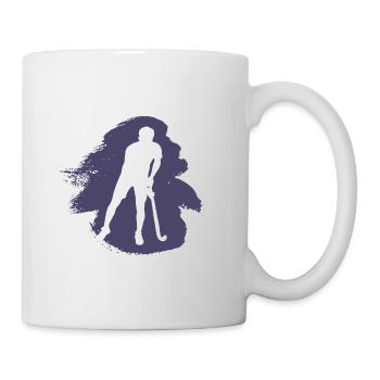 Hallenhockey Hockey Hockey - Tasse - Weiß - Rechts