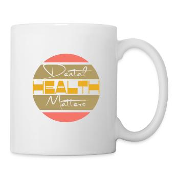 Dental health matters - Tasse - Weiß - Rechts