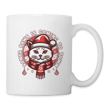 Santa Paws arrive en ville - Mug blanc - blanc - Droite