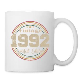 1992 Retro Vintage Birthday Born In - 1992 - Mug - white - Right