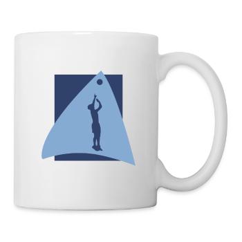 Beach volleyball Beach - Mug - white - Right