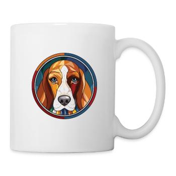 Grand Anglo Francais Tricolore Dog Watercolor - Mug - white - Right