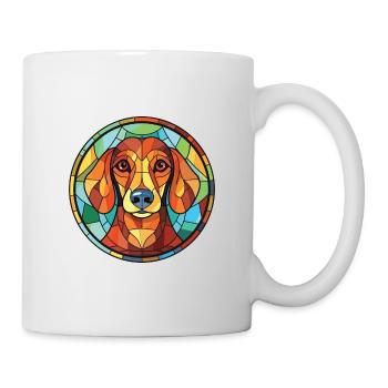 Jamthund Dog Breed Watercolor Glass Illustration - Mug - white - Right