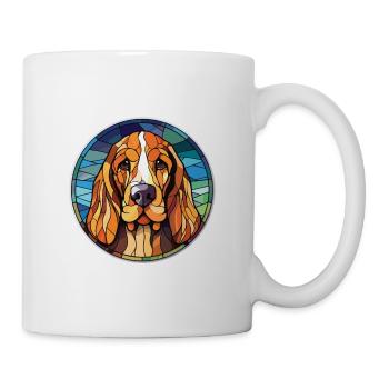Smalandsstovare Smaland Hound race chien aquarelle - Mug blanc - blanc - Droite