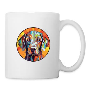 Slowakischer rauhaariger Vorstehhund Aquarell - Tasse - Weiß - Rechts