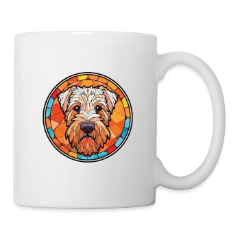 Soft Coated Wheaten Terrier Dog Breed Watercolor - Mug - white - Right