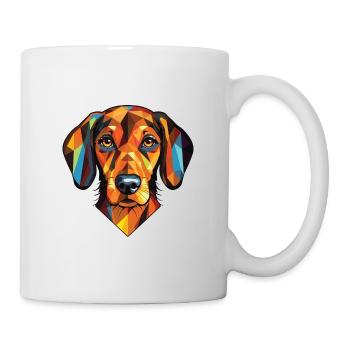 Istrian Coarse Haired Hound Dog Breed Watercolor - Mug - white - Right