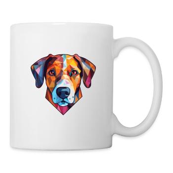 Istrische kurzhaarige Hunderasse Aquarell - Tasse - Weiß - Rechts