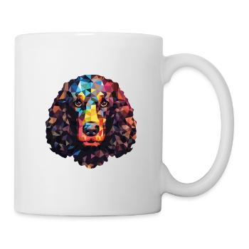 Irish Water Spaniel Dog Breed Colorful Watercolor - Mug - white - Right