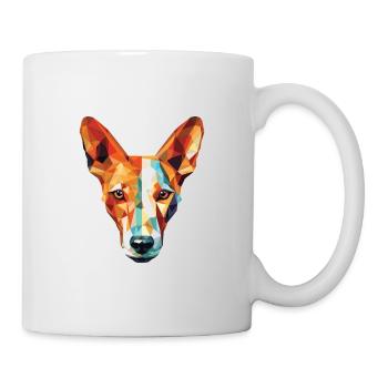 Ibizan Hound Podenco Ibicenco Dog Breed Watercolor - Mug - white - Right