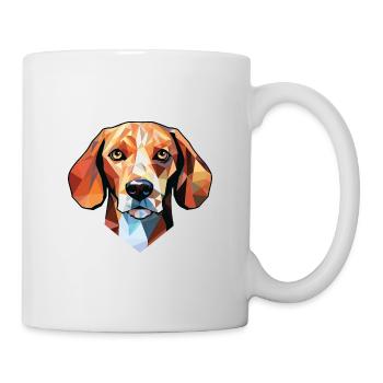 Dog Dog Breed Colorful Watercolor Illustration - Mug - white - Right
