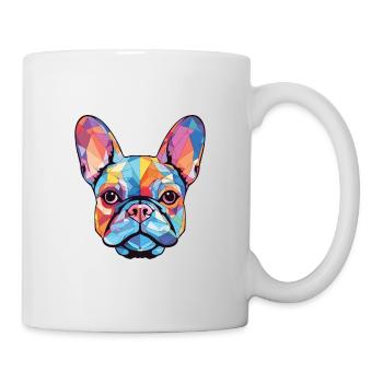 Bouledogue français race chien Illustration à l’aquarelle - Mug blanc - blanc - Droite