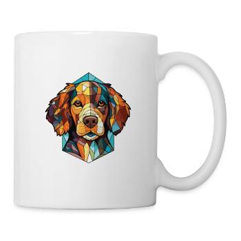 Labradinger Hunderasse Aquarell Illustration - Tasse - Weiß - Rechts