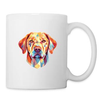 Labrador Retriever reinrassige Hunderasse Aquarell - Tasse - Weiß - Rechts