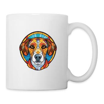 Perro de Pastor mallorquinische Hunderasse Aquarell - Tasse - Weiß - Rechts