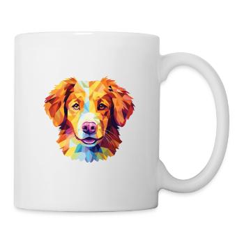 Nova Scotia Duck Tolling Retriever Dog Watercolor - Mug - white - Right