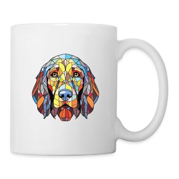 Portuguese Watchdog Dog Breed Colorful Watercolor - Mug - white - Right