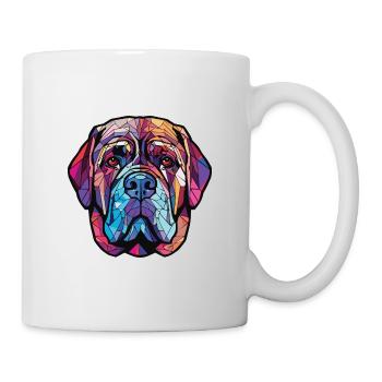 Neapolitan Mastiff Dog Breed Colorful Watercolor - Mug - white - Right
