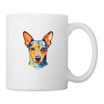 Ratonero Bodeguero Andaluz Hunderasse Aquarell - Tasse - Weiß - Rechts