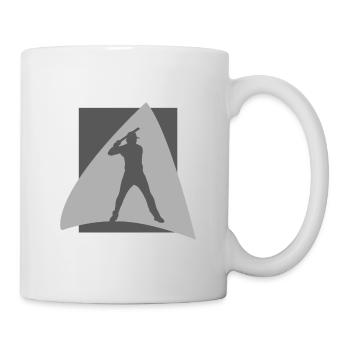 Baseball Baseballer - Tasse - Weiß - Rechts