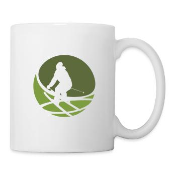 Skieur Skieur Ski - Mug blanc - blanc - Droite