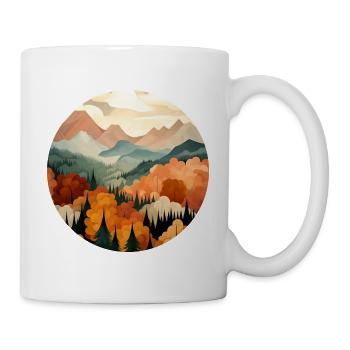 Autumn in the mountains - Mug - white - Right