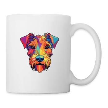 Sporting Lucas Terrier race chien aquarelle verre - Mug blanc - blanc - Droite