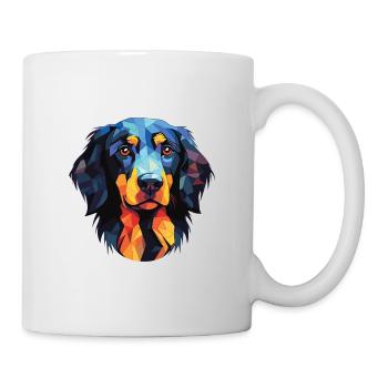 Stabyhoun chien race aquarelle verre Illustration - Mug blanc - blanc - Droite