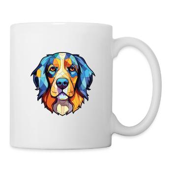 Slovensky Kopov Slovak Dog Breed Watercolor Glass - Mug - white - Right
