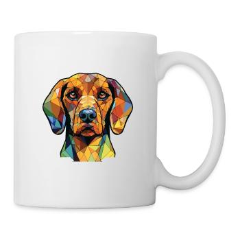 Slovensky Cuvac race chien aquarelle Illustration - Mug blanc - blanc - Droite