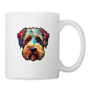 Soft Coated Wheaten Terrier Dog Breed Watercolor - Mug - white - Right