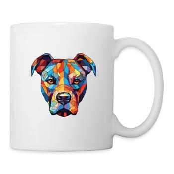 Staffordshire Bull Terrier Staffy Dog Watercolor - Mug - white - Right
