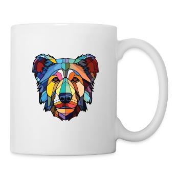 Tahltan Bär Hund Rasse Aquarell Illustration - Tasse - Weiß - Rechts