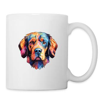 Tosa Hunderasse bunte Aquarell-Illustration - Tasse - Weiß - Rechts