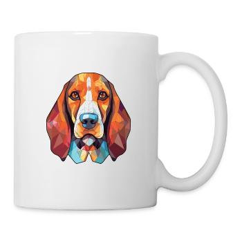 Transylvanian Hound Dog Breed Colorful Watercolor - Mug - white - Right