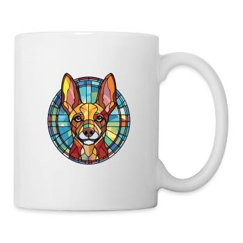 Transylvanian Dog Breed Watercolor Illustration - Mug - white - Right
