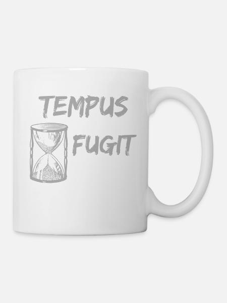 Tempus fugit - Mug blanc - blanc