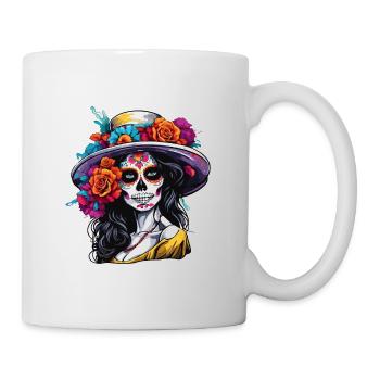 La Catrina / Dia de Muertos / Tatouage / Culture - Mug blanc - blanc - Droite