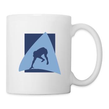 American Football Gridiron - Mug - white - Right