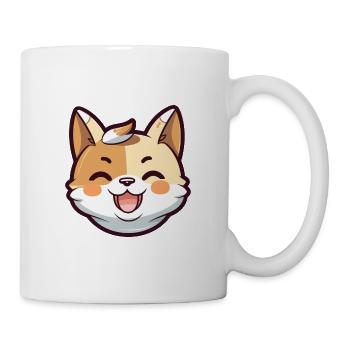 Foldex chat dessin animé aquarelle illustration - Mug blanc - blanc - Droite