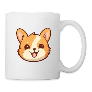 Illustration aquarelle de dessin animé de chat de Chypre - Mug blanc - blanc - Droite
