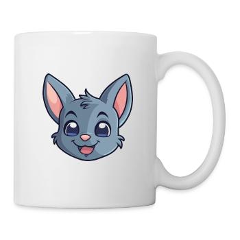 Korat Cat Colorful Cartoon Watercolor Illustration - Mug - white - Right
