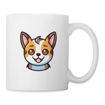 Brazilian Shorthair Cat Cartoon Watercolor Clipart - Mug - white - Right
